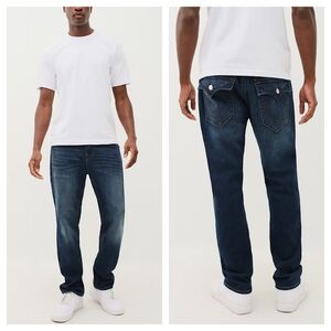 Ture Religion Blue Geno Relaxed Slim Jeans